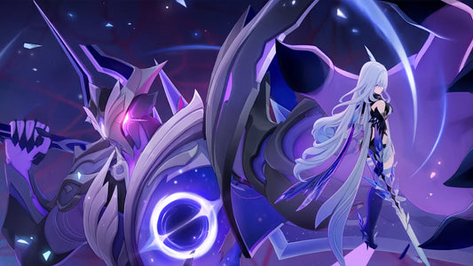 Genshin Impact Skirk and "The Foul" Surtalogi