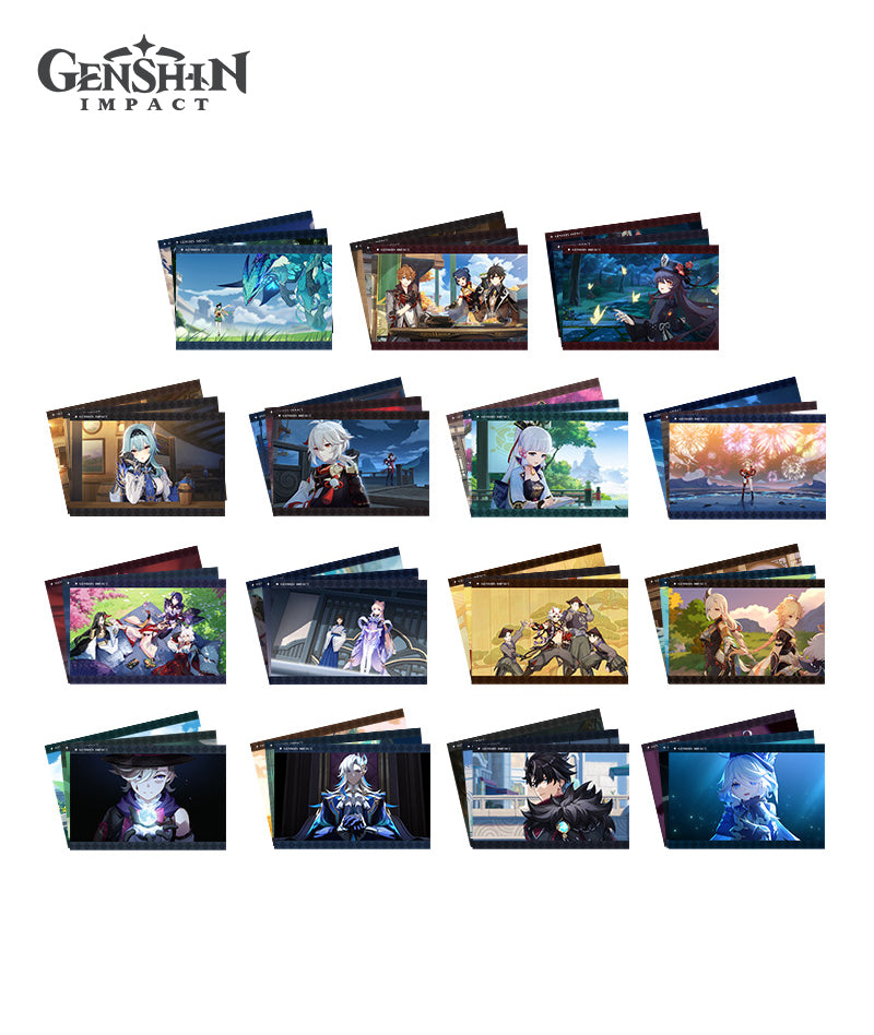Genshin Impact Character PV Cards and Photo Album
