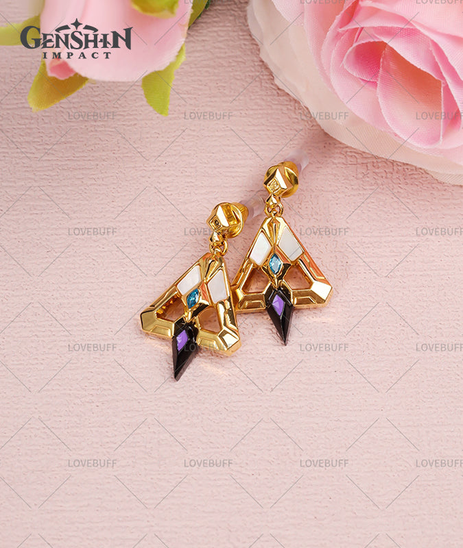 Genshin Impact Wanderer Ear Stud Earring Jewelry