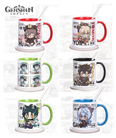 Genshin Character Ceramic Mug: Klee Xiao Venti Zhongli Tartaglia