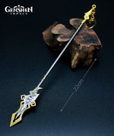 Genshin Impact Zhongli Weapon Keychain Vortex Vanquisher 22cm