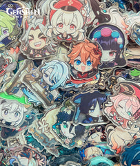 Genshin Impact Acrylic Sticker 100+ Pcs