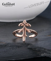 Genshin Impact Paimon Tie Ring Stylish Necktie Clips