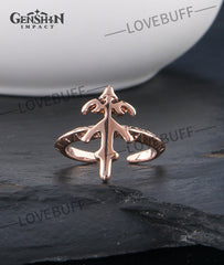 Genshin Impact Paimon Tie Ring Stylish Necktie Clips