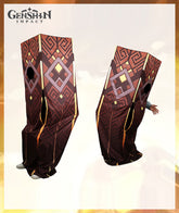 Genshin Impact Zhongli Stone Stele Cosplay Costume Halloween Doll Outfit