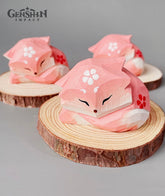 Genshin Impact Yae Miko Fox Wooden Carving Ornament