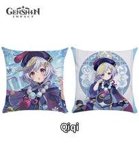 Genshin Liyue Character Throw Pillows: Ganyu, Xiao, Qiqi