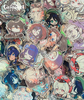 Genshin Impact Acrylic Sticker 100+ Pcs