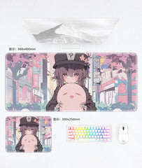 Cute Hu Tao Mouse Pad