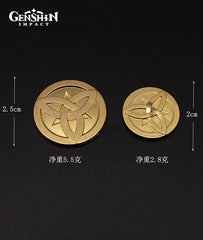 Genshin Impact Mora Coins with Pouch