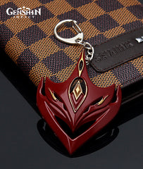 Genshin Impact Tartaglia Mask Metal Keychain 7CM