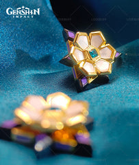 Genshin Impact Wanderer Artifact The First Days of the City of Kings Ear Stud Earring Jewelry