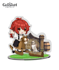 Diluc Chibi Acrylic Stand