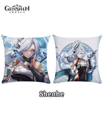 Genshin Liyue Character Throw Pillows: Ganyu, Xiao, Qiqi