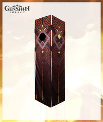 Genshin Impact Zhongli Stone Stele Cosplay Costume Halloween Doll Outfit