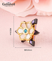 Genshin Impact Wanderer Artifact The First Days of the City of Kings Ear Stud Earring Jewelry