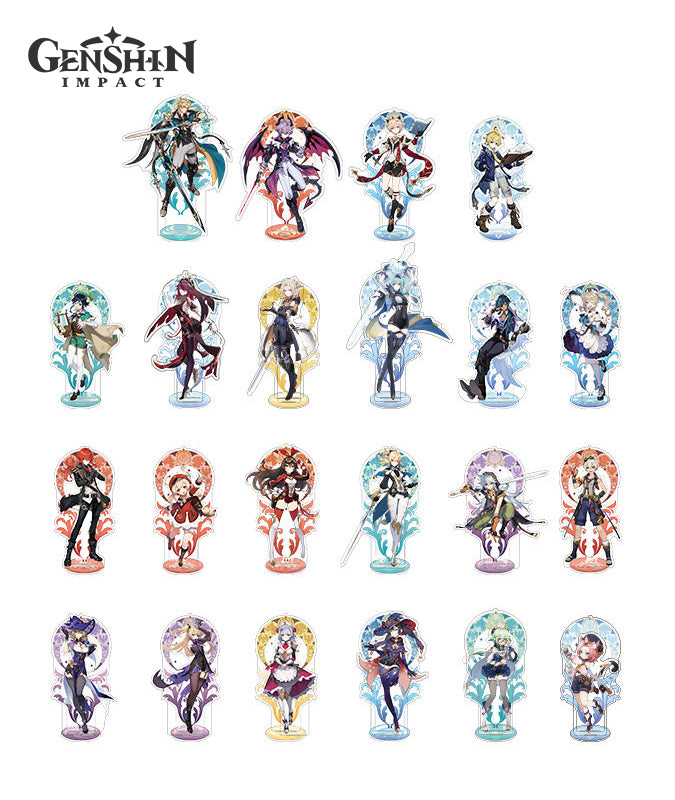 Genshin Impact GenshinFans – Varka Stands Character Mondstadt Impact Genshin アクリルスタンド・キーホルダー等 キーホルダー・アクリルキーホルダー