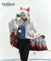 Genshin Impact Alyosha Impression Hooded Shawl Blanket & Gloves