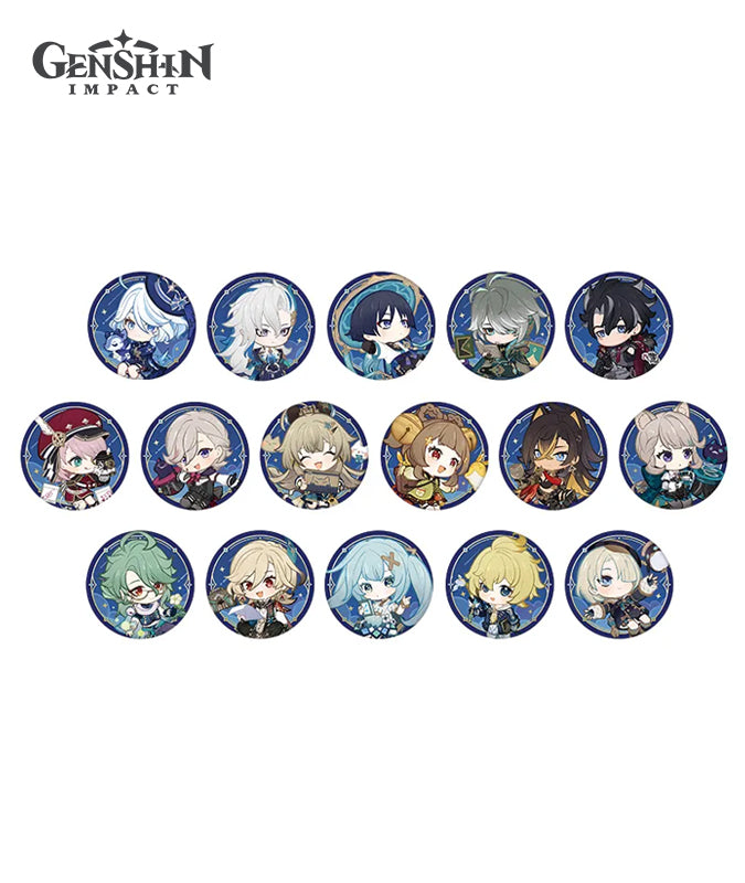 Genshin Starlit Letter Character Badges