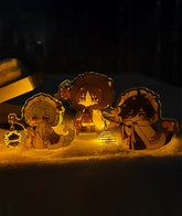 Scaramouche, Zhongli, Ganyu Chibi Acrylic Stand