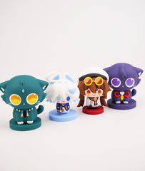 Hu Tao, Xiao Cat, Furina Cat & Scaramouche Cat Figurines