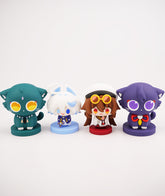 Hu Tao, Xiao Cat, Furina Cat & Scaramouche Cat Cute Figurine