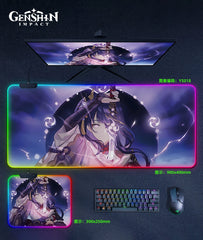 Genshin Impact RGB Mouse Pad-Single Character Edition