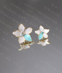 Genshin Inteyvat Flower Stud Earrings