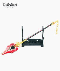 Genshin Hu Tao Staff of Homa Metal Weapon Keychain 22cm