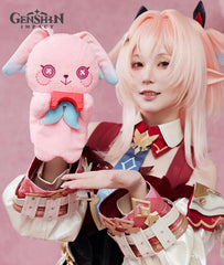 Genshin Linnea Lop Bunny Plush Hand Puppet