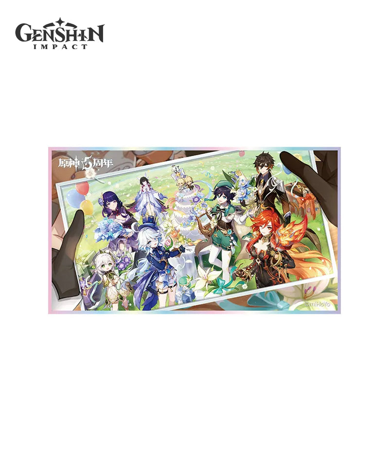 Genshin 5th Anniversary Shikishi Art Board