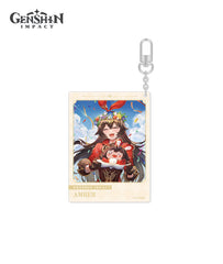 Amber Birthday Acrylic Charm