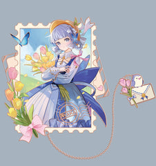 Kamisato Ayaka Metal Bookmark