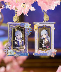 Ayaka & Ayato Metal Keychain