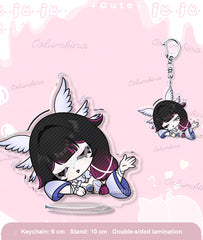 Genshin Columbina Chibi Keychain & Acrylic Stand