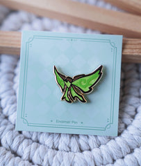 Genshin Dendro Crystalfly Badge