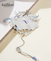 Ganyu Impression Series Metal Bookmark with Tassel