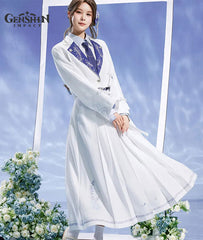 Kamisato Ayato Themed Impression Midi Skirt