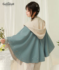 Venti Impression Clothing Hooded Cape Coat