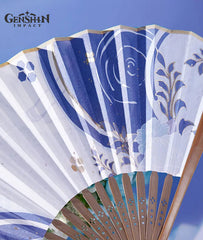 Kamisato Ayato Themed Folding Fan