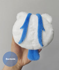 Neuvillette Otter Plush Keychain - Backside