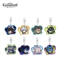 Nod-Krai Characters Chibi Expression Acrylic Keychains