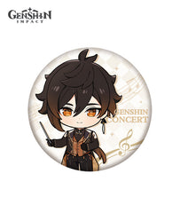 Genshin Concert Merch:Zhongli Chibi Badge