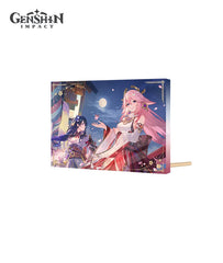 Yae Miko When the Sakura Bloom Acrylic Block