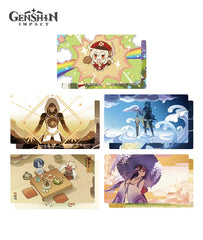 Genshin A Glimpse of the World Lenticular Postcard Set