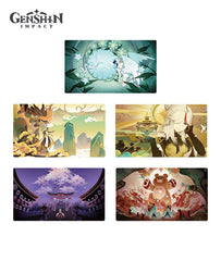 Genshin A Glimpse of the World 3D Postcard Set