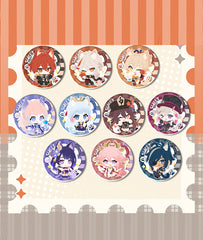 Genshin Impact Chibi Animal Character Badge