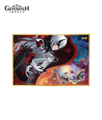 Two Worlds Aflame the Crimson Night Fades Shikishi Art Board