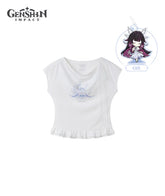 Genshin Impact Columbina Impression Fitted T-Shirt