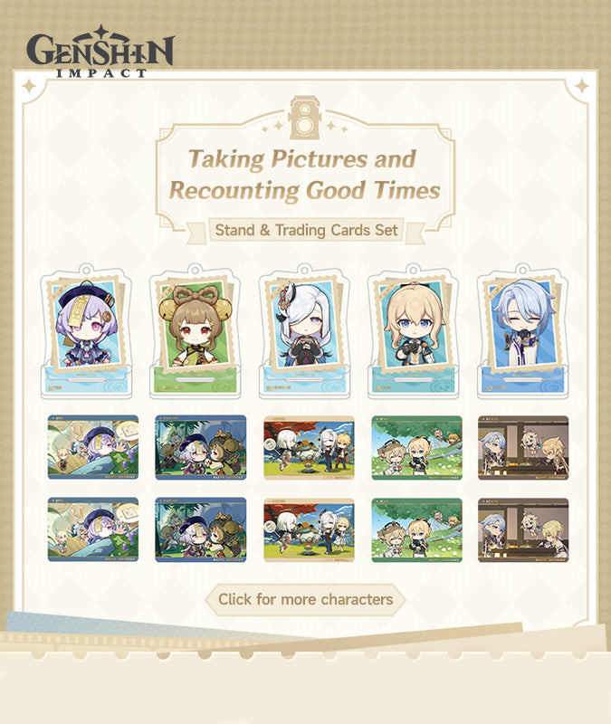 Happy Birthday Series Character Stand Trading Cards Set